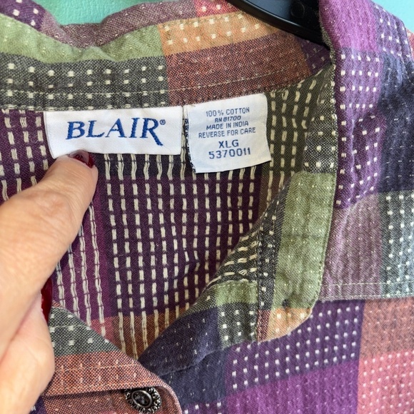 Blair XL vintage button down top - Picture 6 of 7